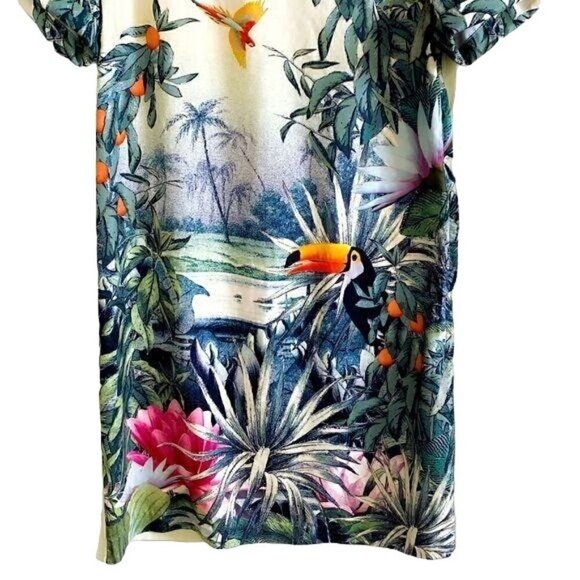 H&M Conscious Collection Rainforest Shift dress, Size 6 - Picture 5 of 9